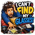 Cosmic Stickers - Man Can’t Find My Glasses