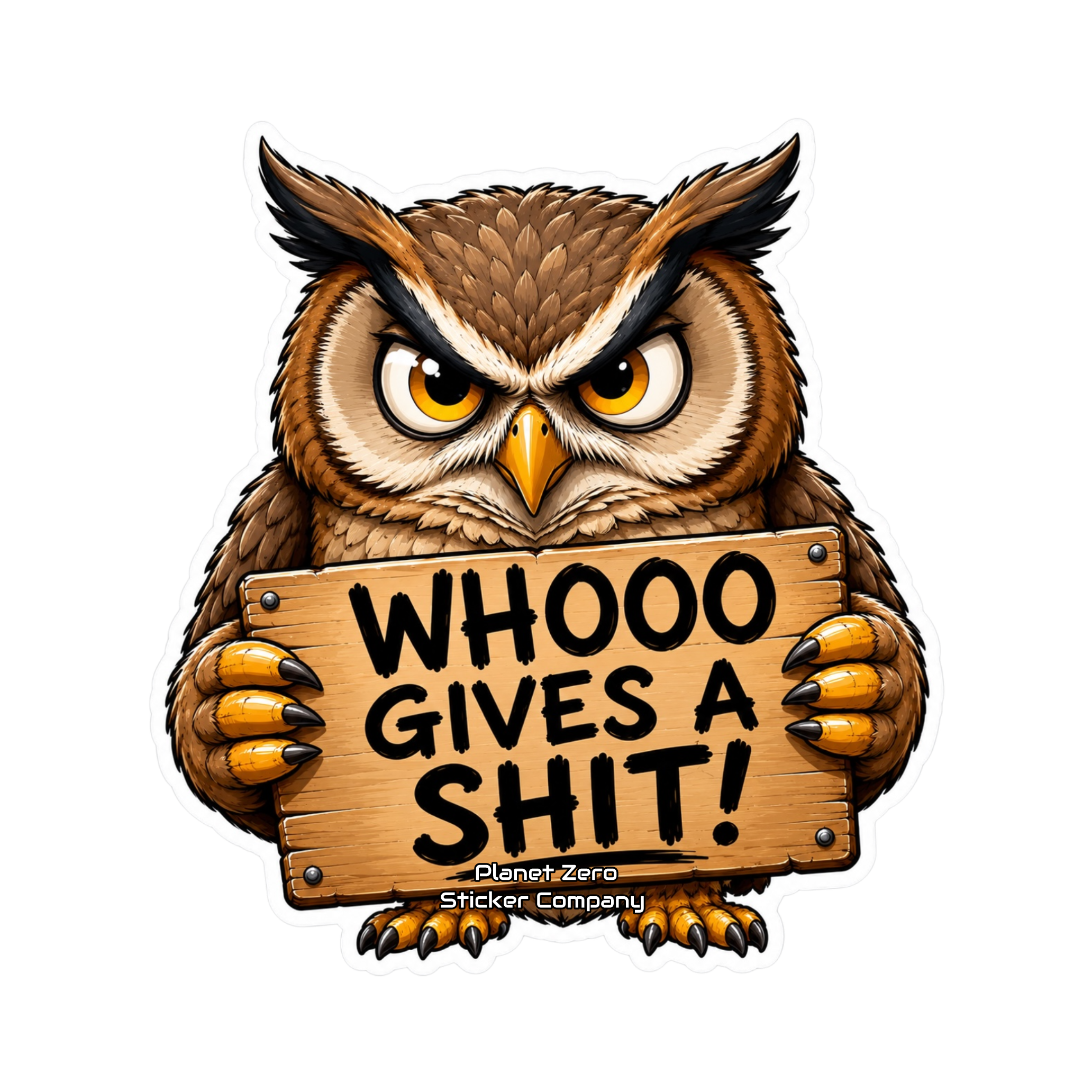 Owl with an Attitude