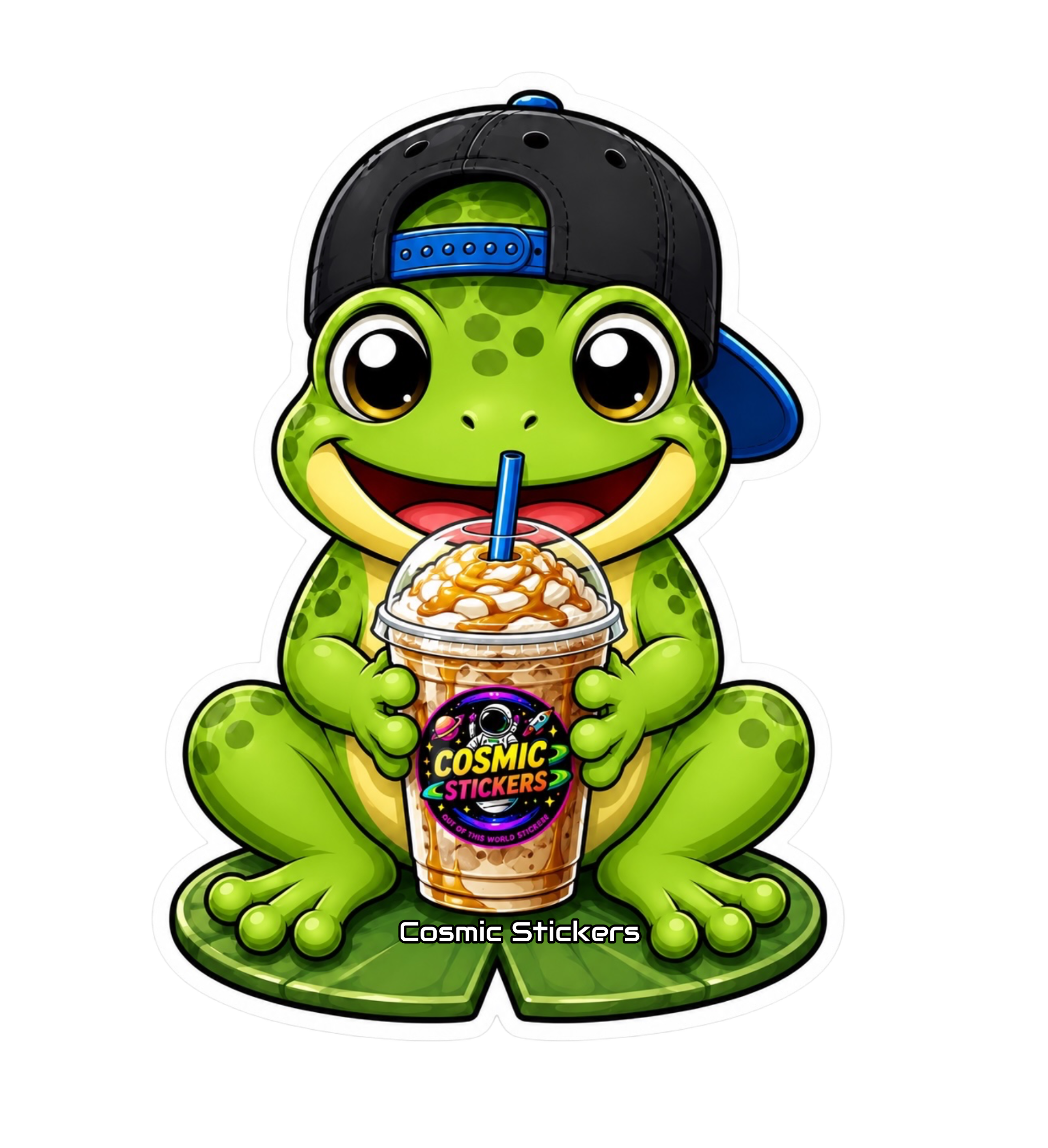 Cosmic Stickers • Cosmic Coffee Frogs • Street Hopper