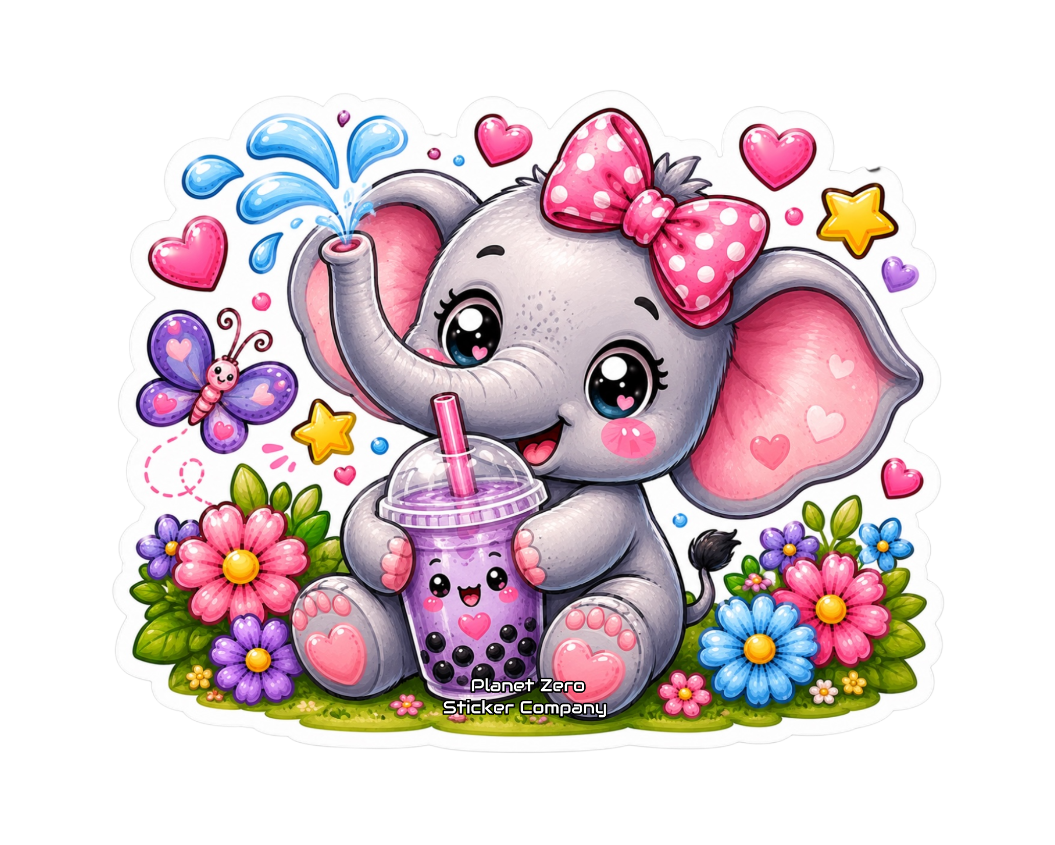 Kawaii Critters •Elephant & Boba•