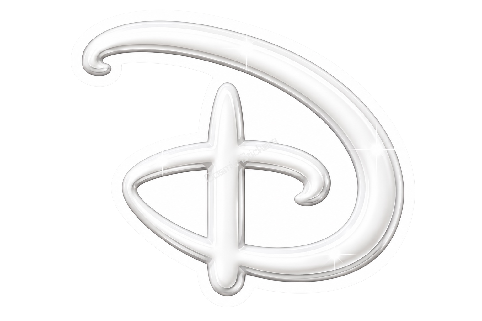 “D” Land Theme Park - White Glossy