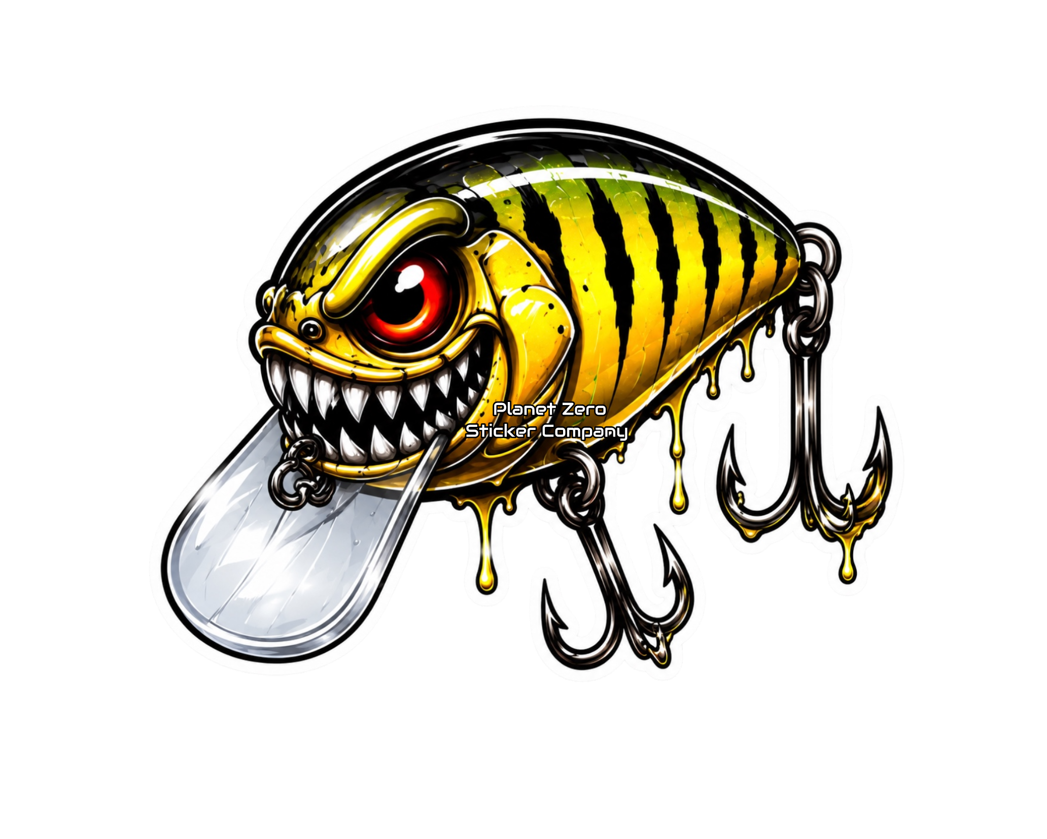 Strike Beasts™️ •Kraken• Fishing Lure Sticker