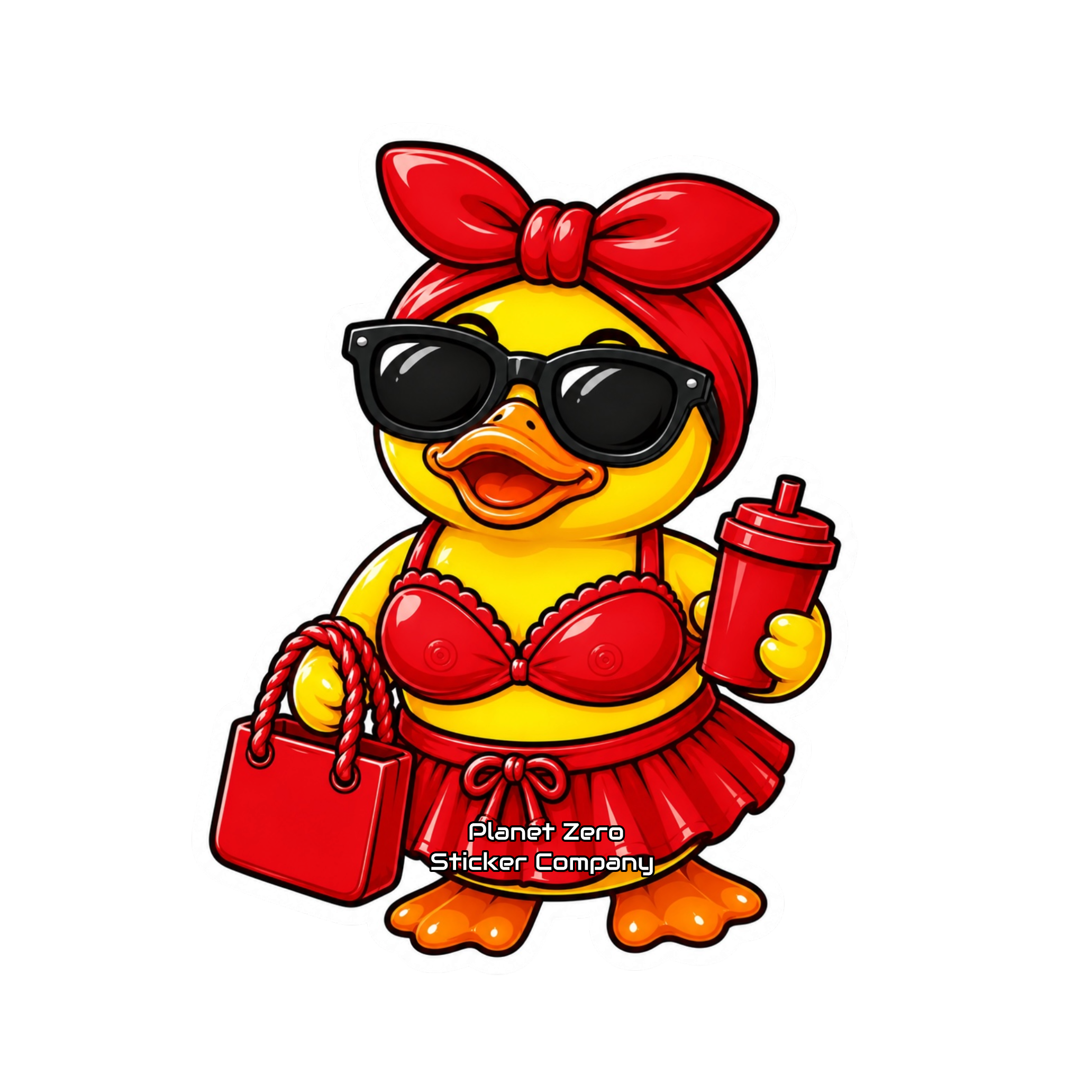Glam Duck - Red