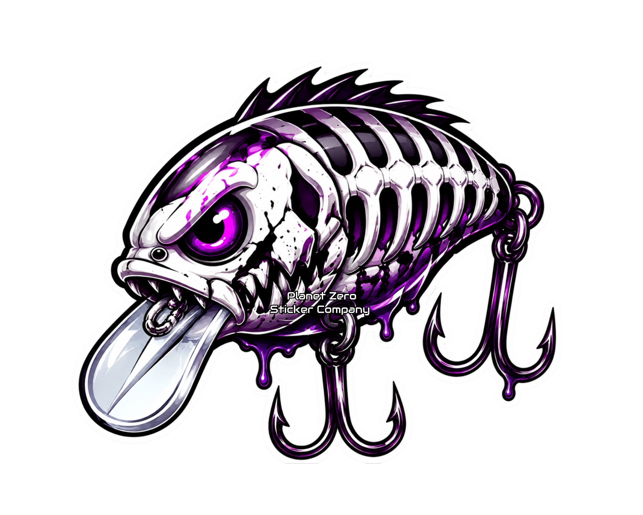 Strike Beasts™️ •Widowmaker• Fishing Lure Sticker