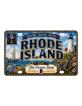 50 State License Plate Sticker Collection •RI•