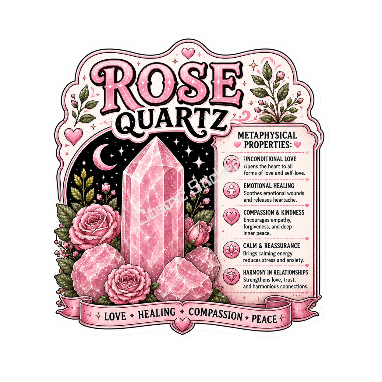 Crystal Properties - Rose Quartz